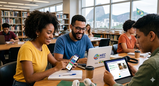 Plataforma gratuita de ensino de inglês e espanhol é disponibilizada pelo Ministério da Educação