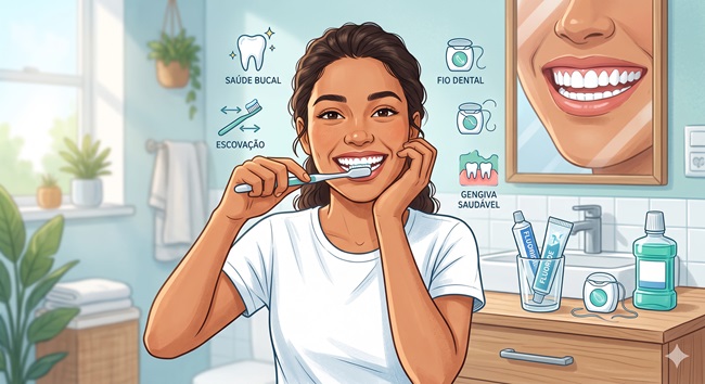 Sorriso saudável exige rotina diária de cuidados com a boca e os dentes