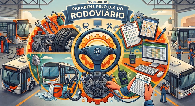 Feliz Dia do Rodoviário pra você que faz a mobilidade acontecer todos os dias